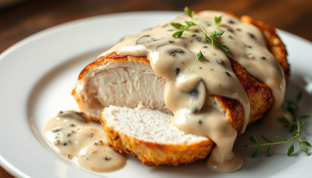 escalope de dinde au four parfaitement cuite et juteuse